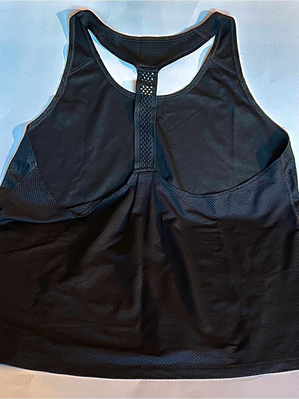 Black Racerback Sports Tank - Picture 2 of 3